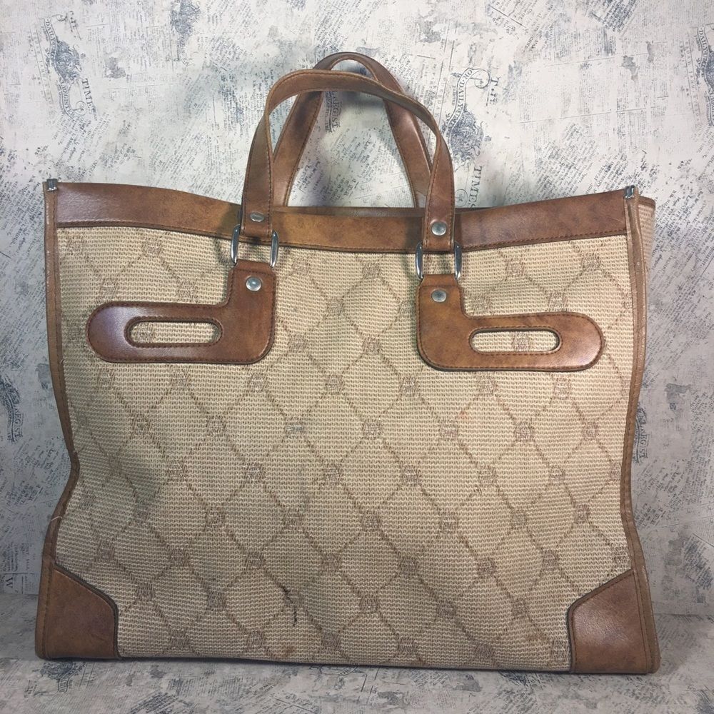 Vintage St Michael UK Tote Bag Made in Britain Classic Retro Purse